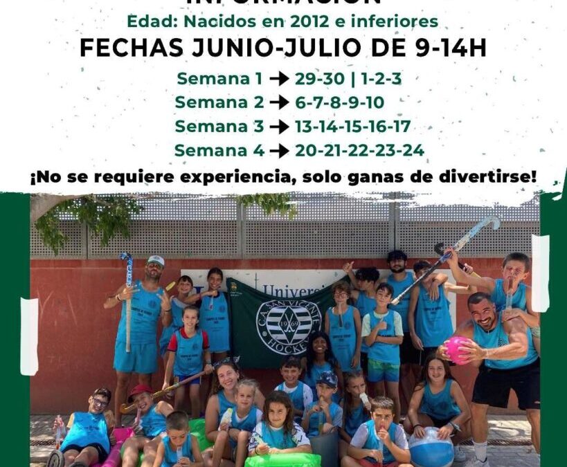 ¿Todavía no te has apuntado a nuestro campus de verano?